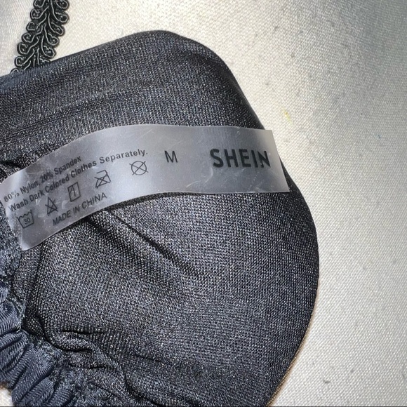 Stella McCartney Black Gold Chain Bikini | Size M Top | Size L Bottoms - Picture 10 of 11